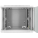 Intellinet 19" Network Cabinet - Wall Mount (Standard), 9U, 450mm Deep, Grey, Assembled, Max 60kg, Suitable also for use on desk or floor, Usable Depth 350mm, Metal & Glass Door, Back Panel, Removeable Sides, Parts for wall install (eg screws/rawl plugs)