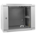 Intellinet 19" Network Cabinet - Wall Mount (Standard), 9U, 450mm Deep, Grey, Assembled, Max 60kg, Suitable also for use on desk or floor, Usable Depth 350mm, Metal & Glass Door, Back Panel, Removeable Sides, Parts for wall install (eg screws/rawl plugs)