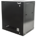 Intellinet 19" Network Cabinet - Wall Mount (Standard), 12U, 600mm Deep, Black, Flatpack, Max 60kg, Suitable also for use on desk or floor, Usable Depth 410mm, Metal & Glass Door, Back Panel, Removeable Sides, Parts for wall install (eg screws/rawl plugs)