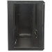 Intellinet 19" Network Cabinet - Wall Mount (Standard), 12U, 600mm Deep, Black, Flatpack, Max 60kg, Suitable also for use on desk or floor, Usable Depth 410mm, Metal & Glass Door, Back Panel, Removeable Sides, Parts for wall install (eg screws/rawl plugs)
