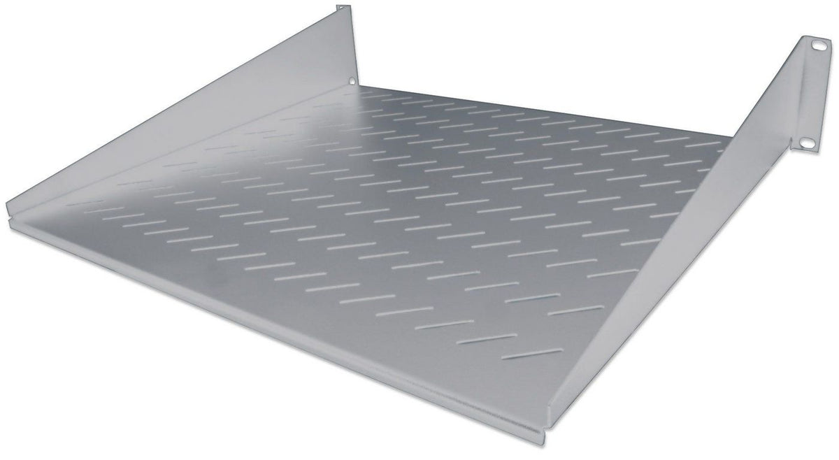 Intellinet 19" Cantilever Shelf 2U 250mm 19" Cantilever Shelf, 2U, 2-Point Front Mount, 250mm Depth, Grey, Rack shelf, Grey, Steel, 25 kg, 2U,