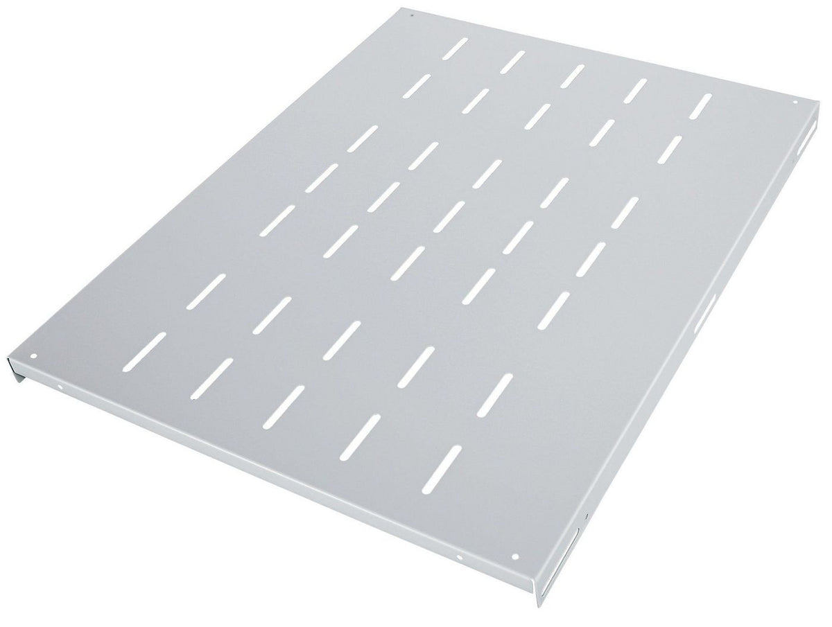 Intellinet 19" Fixed Shelf 19" Fixed Shelf, 1U, 600mm Depth, Heavy-Duty, Grey, Rack shelf, Grey, Steel, 100 kg, 1U, 48.3 cm (19")