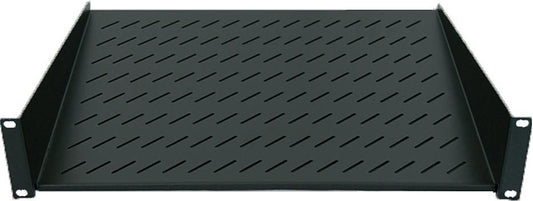 Intellinet 19" Cantilever Shelf 19" Cantilever Shelf, 1U, 2-Point Front Mount, 150mm Depth, Black, Rack shelf, Black, Steel, 25 kg, 1U,