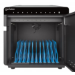 Manhattan iPad to 11" 10-bay Charging Cabinet Desktop via USB-C, Also other tablets and smartphones (with device to USB-C cable), Bays 264x22x235mm, Device charging cables not included (suggest USB-C cable 354868), Cart, Lockable, EU/UK power cords