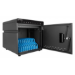 Manhattan iPad to 11" 10-bay Charging Cabinet Desktop via USB-C, Also other tablets and smartphones (with device to USB-C cable), Bays 264x22x235mm, Device charging cables not included (suggest USB-C cable 354868), Cart, Lockable, EU/UK power cords