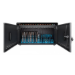 Manhattan iPad to 11" 20-bay Charging Cabinet Desktop via USB-C, Also other tablets and smartphones (with device to USB-C cable), Bays 264x22x235mm, Device charging cables not included (suggest USB-C cable 354868), Cart, Lockable, EU/UK power cords