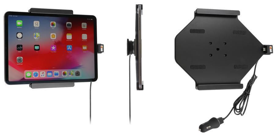 Brodit Active holder with cig-plug With tilt swivel. With USB cable Active holder, Tablet/UMPC, Active holder, Car, Black