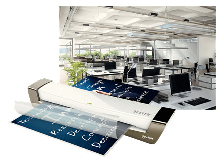 Leitz iLAM Office A3 Hot laminator 400 mm/min Silver, White