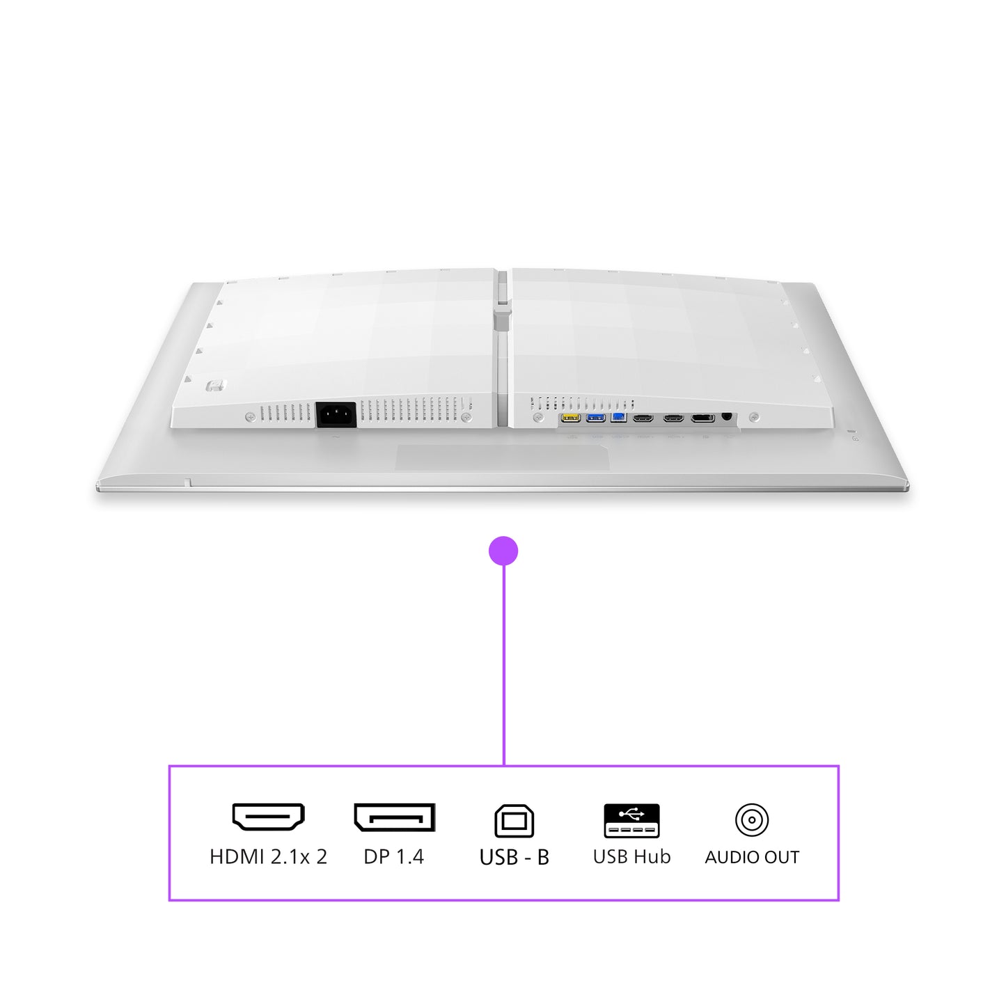 Philips Evnia 8000 27M2N8500/00 computer monitor 67.3 cm (26.5") 2560 x 1440 pixels Quad HD QD-OLED White