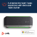 HP Poly Sync 40+ Microsoft Teams Certified USB-A USB-C Speakerphone +BT700 USB-A Adapter