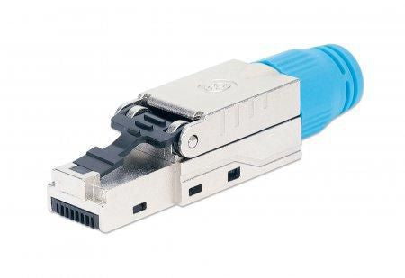 Intellinet Cat8.1 40G Shielded Toolless Rj45 Modular Field Termination Plug, For Easy And Quick High-Quality Cable Assembly, Ideal For