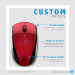 HP Wireless Mouse 220 (Sunset Red)