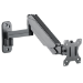 Manhattan Wall Mount for TV & Monitors (Spring Arm 3 pivots), For screens 17" to 32", VESA compatibility: 75x75mm and 100x100mm - check the dimensions of the four mounting holes on back of screen to ensure it fits, Max 8kg, Black, Bracket, Lifetime Warran