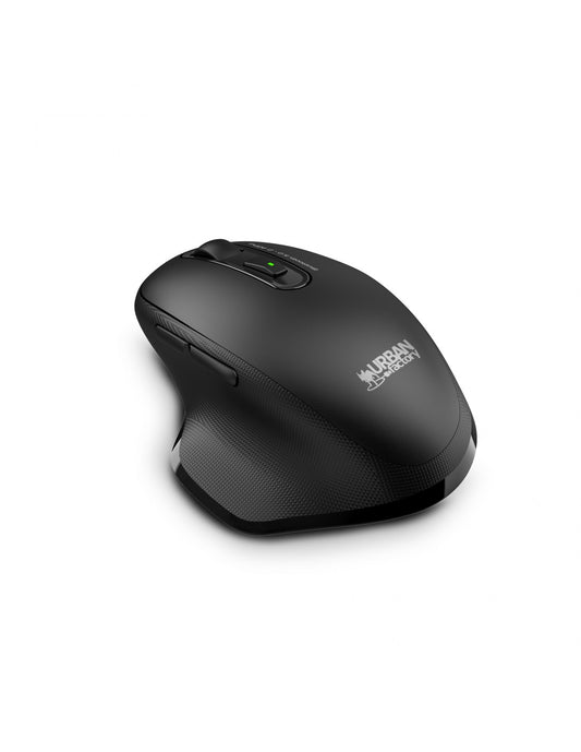 Urban Factory ONLEE PRO DUAL: ERGONOMIC BLUETOOTH AND 2.4GHZ MOUSE 1600DPI - RECHARGEABLE - BLACK