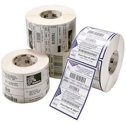 Zebra Label, Paper, 57x32mm, TT Transfer, Z-PERFORM 1000T, CUSTOM LABEL, NON RETURNABLE, MOQ 3