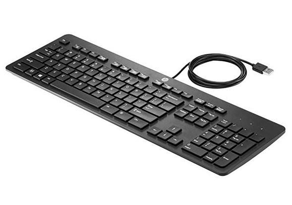 HP Usb Slim Kb Win 8 Cz 803181-221, Standard, USB, 803181-221, Standard, USB, Mechanical,