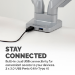 Fellowes Platinum Series Dual Monitor Arm - Monitor Mount for Two 8KG 40 Inch Screens - Adjustable Dual Monitor Desk Mount - Tilt 45° Pan 180ᵒ Swivel 360ᵒ Rotation 360ᵒ, VESA 75 x 75/100 x 100 - Silver
