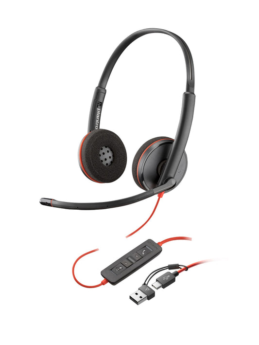 HP Poly Poly Blackwire 3225 Stereo USB-A Headset
