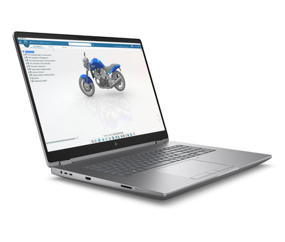 HP ZBook Fury G1i Wolf Pro Security Edition Intel Core Ultra 9 285HX Mobile workstation 45.7 cm (18") WQXGA 128 GB DDR5-SDRAM 2 TB SSD NVIDIA RTX PRO 5000 Blackwell Wi-Fi 7 (802.11be) Windows 11 Pro AI Workstation, AI PC Silver
