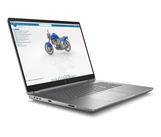 HP ZBook Fury G1i Wolf Pro Security Edition Intel Core Ultra 9 285HX Mobile workstation 45.7 cm (18") WQXGA 128 GB DDR5-SDRAM 2 TB SSD NVIDIA RTX PRO 5000 Blackwell Wi-Fi 7 (802.11be) Windows 11 Pro AI Workstation, AI PC Silver