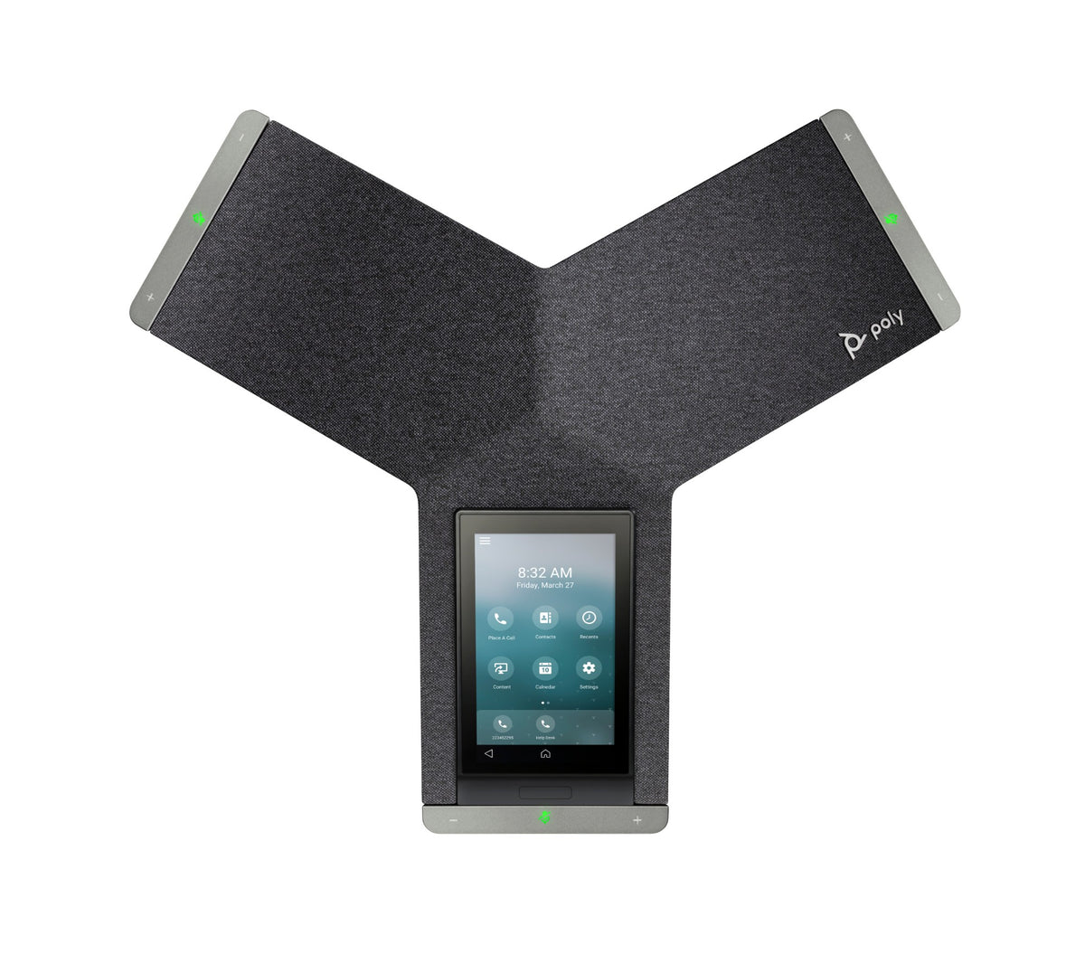 HP Poly Trio C60 IP Conference Phone and PoE-enabled No Radio