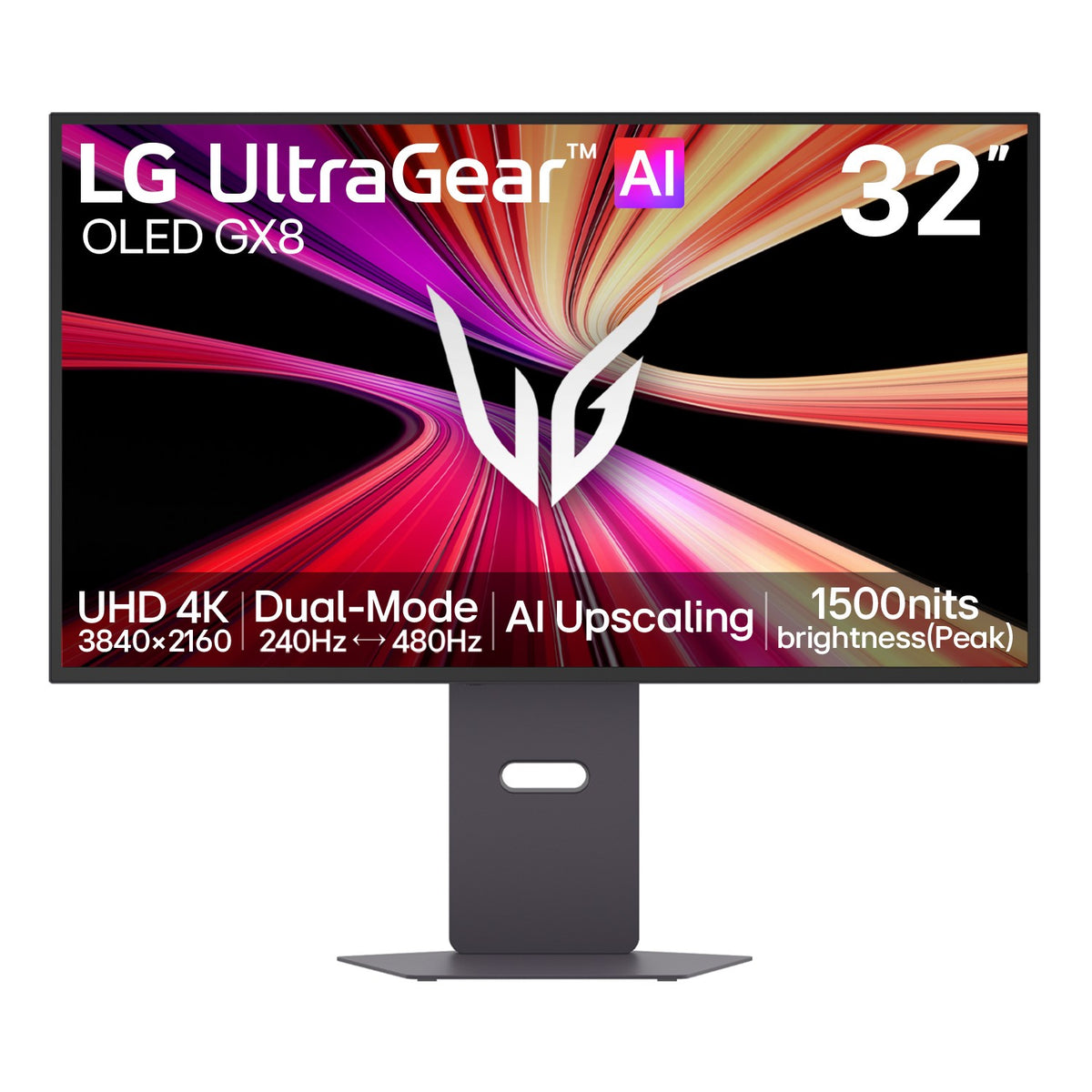 LG UltraGear evo 32" OLED Dual Mode 4K UHD 240Hz Full HD 480Hz 0.03ms Gaming Monitor