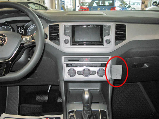 Brodit ProClip, mounting bracket Angled mount Fits Volkswagen Golf Sportsvan 15-19 (For all countries)