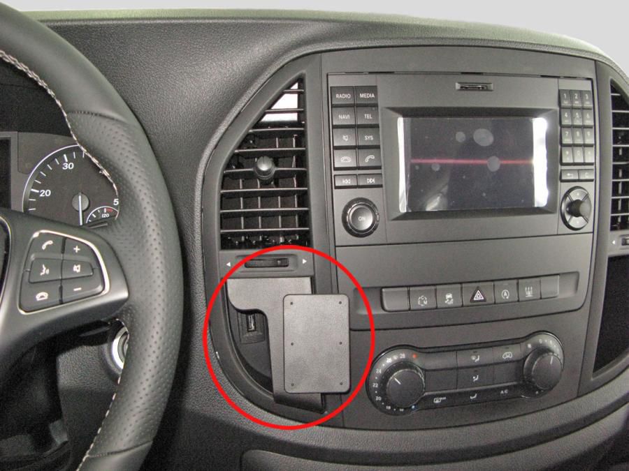 Brodit ProClip ONLY for automatic transmission. ProClip, Mobile phone/Smartphone, Passive holder, Car, Black