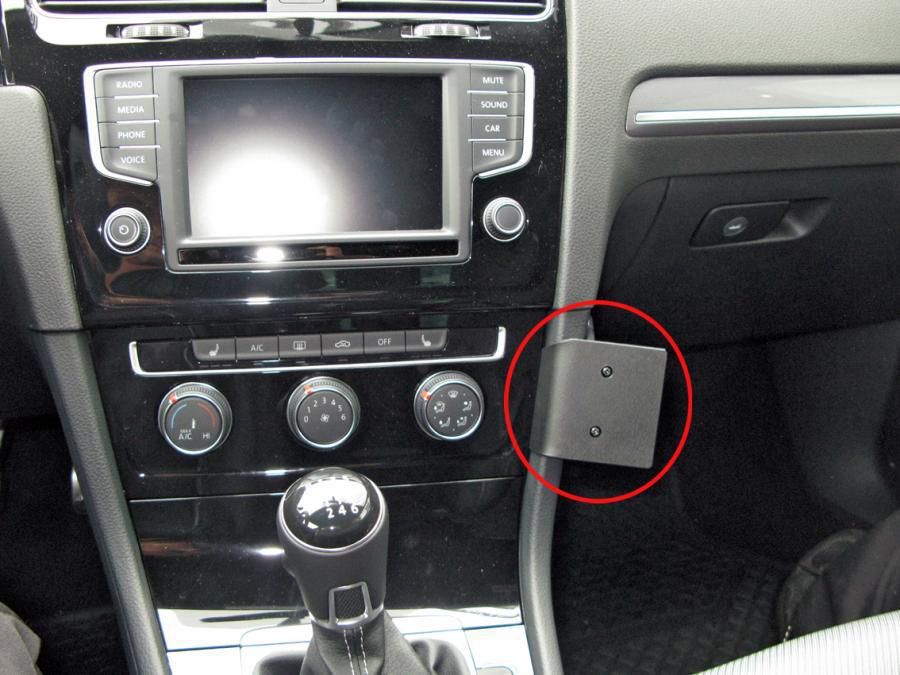 Brodit ProClip, Volkswagen Golf ProClip, Mobile phone/smartphone, Passive holder, Car, Black