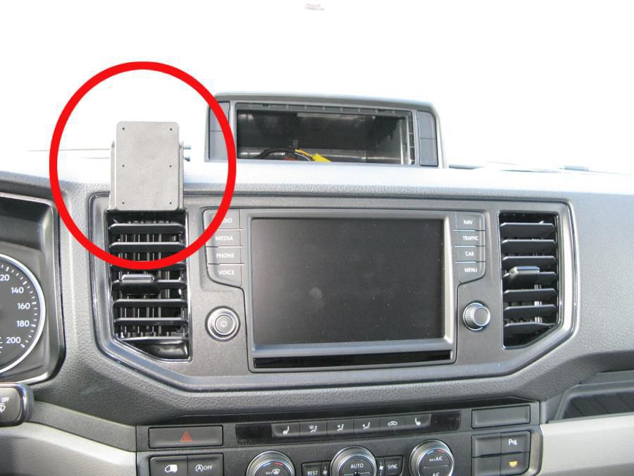 Brodit Mobile phone/Smartphone Black Passive holder, MAN TGE 19-20 og VW Crafter 17-20 855303, Mobile phone/Smartphone, Passive holder, Car, Black