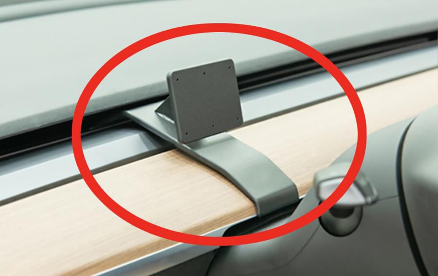Brodit ProClip Tesla 3 2018-2020, Tesla Model Y 20-22 855497, Mobile phone/Smartphone, Passive holder, Car, Black
