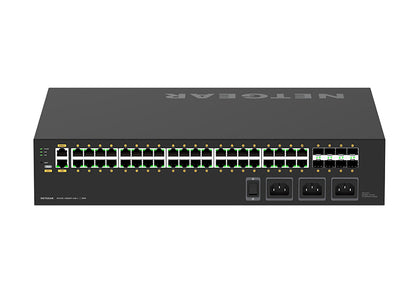 NETGEAR GSM4248UX Managed L2/L3 Gigabit Ethernet (10/100/1000) Power over Ethernet (PoE) 2U Black