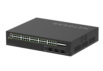 NETGEAR GSM4248UX Managed L2/L3 Gigabit Ethernet (10/100/1000) Power over Ethernet (PoE) 2U Black