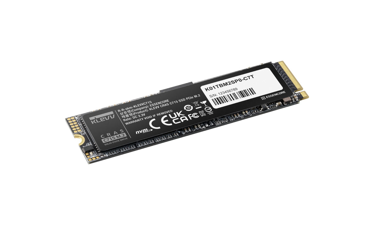 Klevv CRAS C715 256 GB M.2 PCI Express 3.0 NVMe 3D TLC NAND