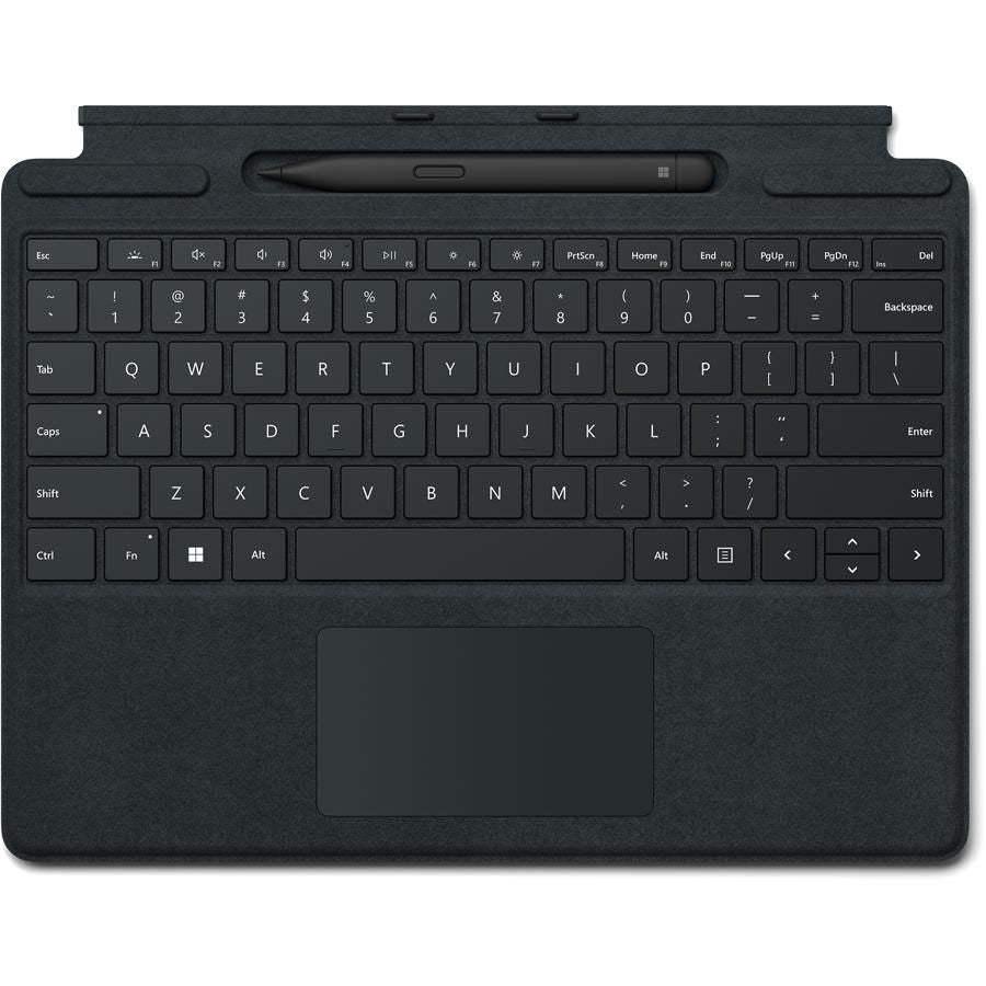 Microsoft Signature with Slim Pen 2 Black Microsoft Cover port QWERTZ German Microsoft Signature with Slim Pen 2, QWERTZ, German, Touchpad,