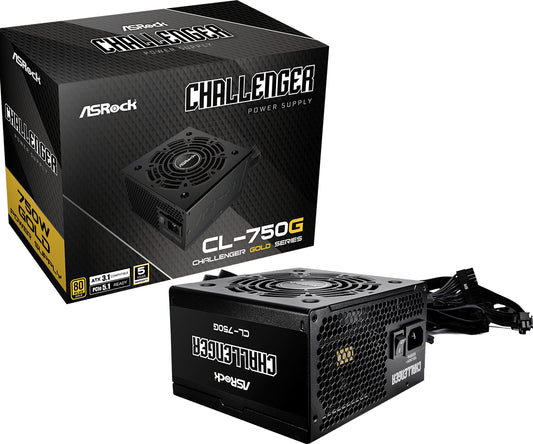 Asrock Challenger CL-750G power supply unit 750 W 20+4 pin ATX ATX Black