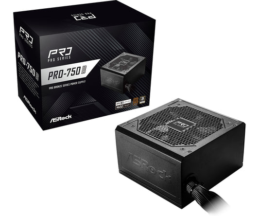 Asrock PRO-750B power supply unit 750 W 24-pin ATX ATX Black