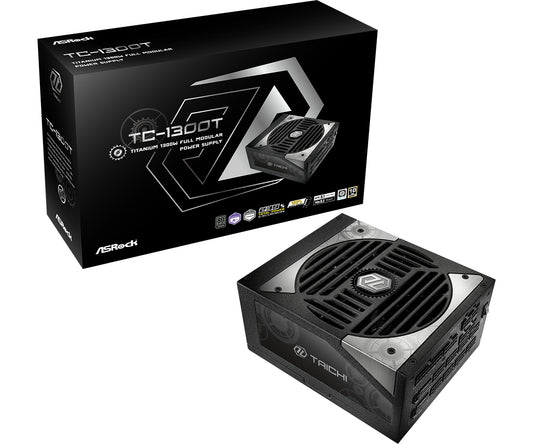 Asrock TC-1300T power supply unit 1300 W 20+4 pin ATX ATX Black