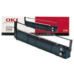 OKI Ribbon Black 9002308, ML3410, Black, Dot Matrix, 10000000 characters, Black, Box