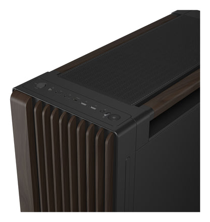 ASUS ProArt PA602 Wood Edition Modern Black - Tempered Glass Panel Midi Tower Black, Wood