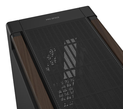 ASUS ProArt PA602 Wood Edition Modern Black - Metal Panel Midi Tower Black, Wood