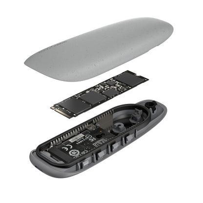 ASUS COBBLE Gray SSD enclosure Grey M.2