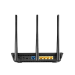 ASUS RT-AC1900U wireless router Gigabit Ethernet Dual-band (2.4 GHz / 5 GHz) Black