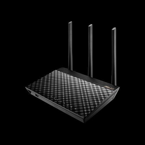 ASUS RT-AC1900U wireless router Gigabit Ethernet Dual-band (2.4 GHz / 5 GHz) Black