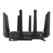 ASUS ROG Rapture GT-BE98 wireless router 10 Gigabit Ethernet Quad-band (2.4 GHz / 5 GHz-1 / 5 GHz-2 / 6 GHz) Black