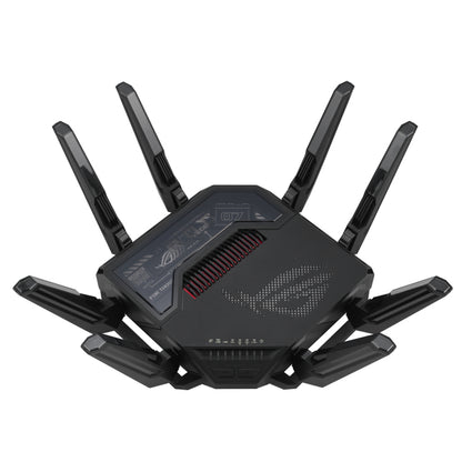 ASUS ROG Rapture GT-BE98 wireless router 10 Gigabit Ethernet Quad-band (2.4 GHz / 5 GHz-1 / 5 GHz-2 / 6 GHz) Black