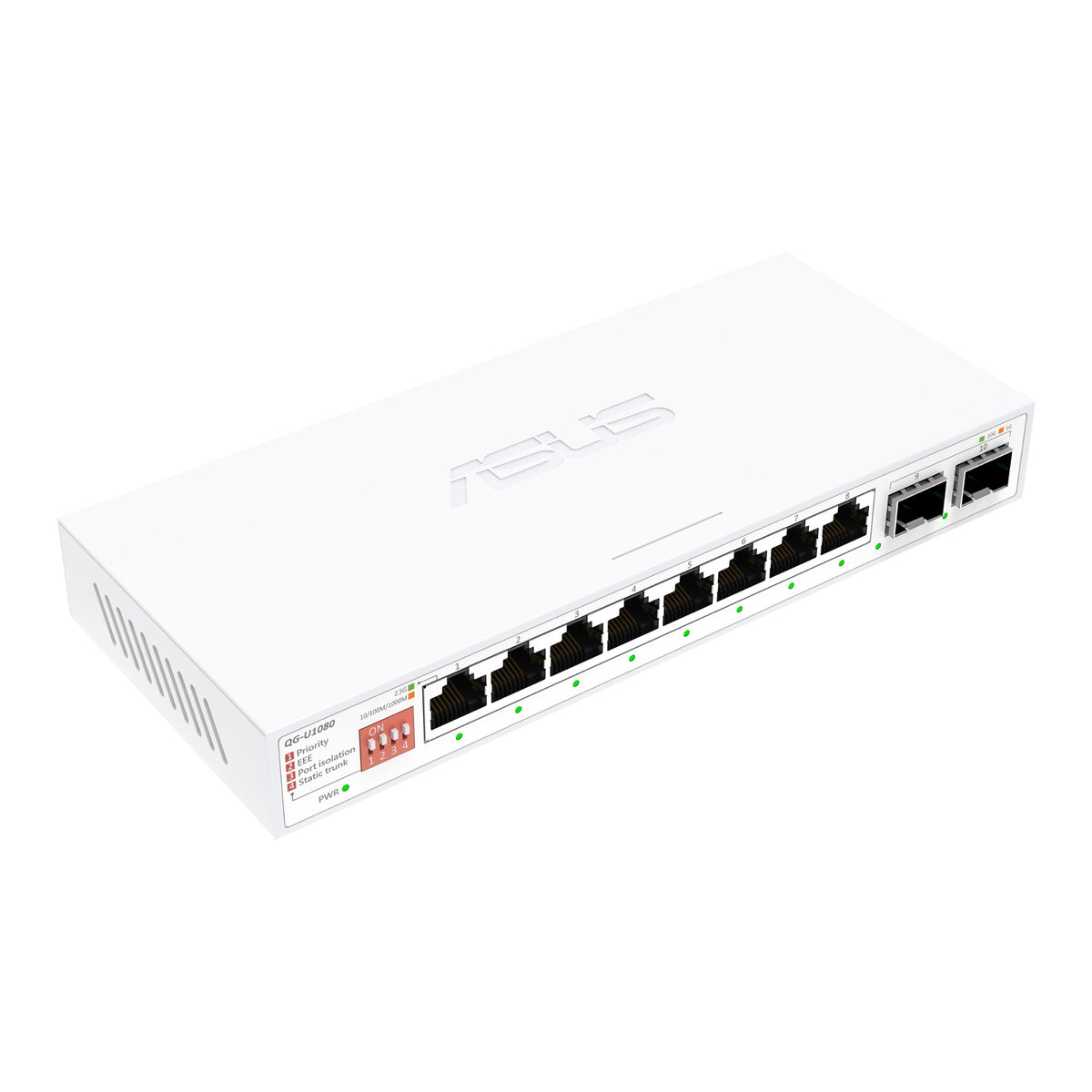ASUS QG-U1080 Unmanaged 2.5G Ethernet (100/1000/2500) White