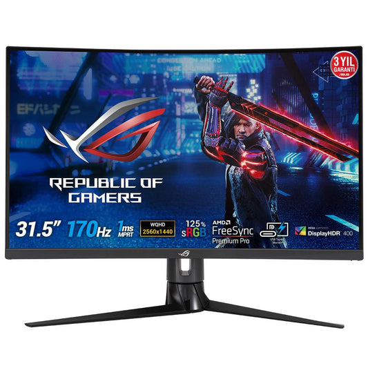 Asus ROG Strix XG32VC 80 cm (31.5") 2560 x 1440 pixels Quad HD LED Black ROG Strix XG32VC, 80 cm (31.5"), 2560 x 1440 pixels, Quad HD,