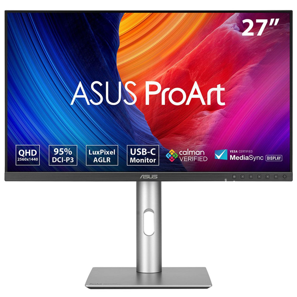 Asus Proart Pa278Cfrv Computer Monitor 68.6 Cm (27") 2560 X 1440 Pixels Quad Hd Lcd Black