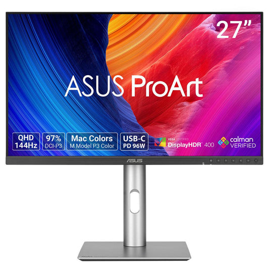 Asus Proart Pa278Cgrv Computer Monitor 68.6 Cm (27") 2560 X 1440 Pixels Wide Quad Hd Lcd Silver